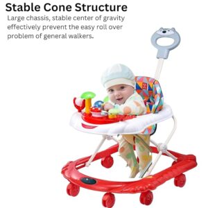 B&C Musical Activity Walker With Parent Rod (Pink)