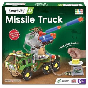 Smartivity DIY Military Vehicle STEM Building Set for Kids