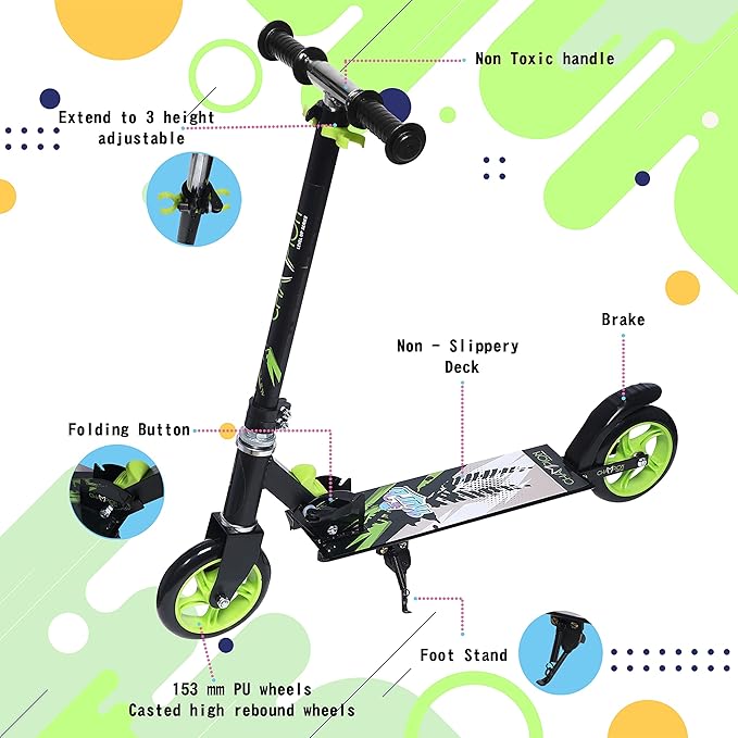 Champion Kick Scooter for Kids 2 Wheels Steel Frame - Image 5