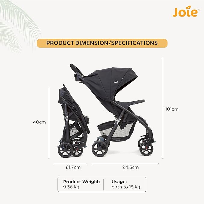Joie Muze Full Featured Baby Strolle - Image 2