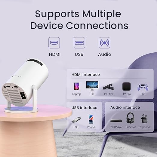 Portronics Beem 440 Smart LED Projector with 720p HD Resolution, Rotatable - Image 2