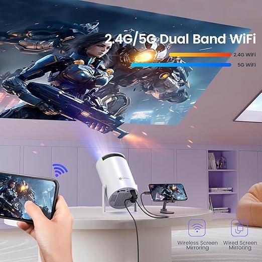 Portronics Beem 440 Smart LED Projector with 720p HD Resolution, Rotatable - Image 5